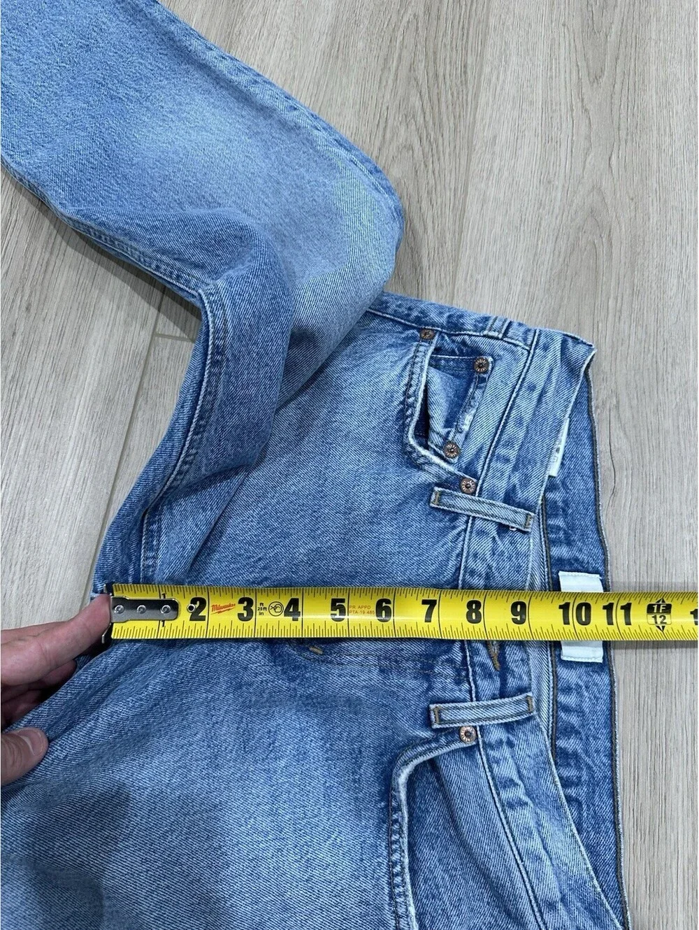Agolde Amber Straight Jeans Blue Size 24